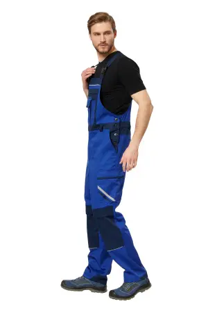 Полукомбинезон МЕГАПОЛИС (василек/т.синий)