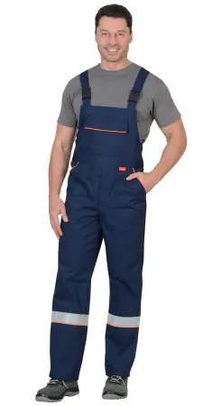 Костюм СИРИУС-МАСТЕР с ПК (т.синий/оранжевый)