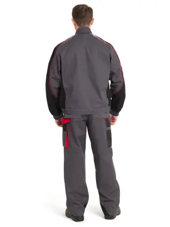 Костюм КОСТА, с БР (т. серый/чёрный/красный)