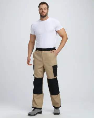 Брюки МИЛАН CH (бежевый/черный)