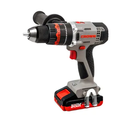 Аккумуляторный ударный шуруповерт BL CROWN CT21093HMX-2 BMC 20В B3+ 2х2.0Ач 500/2000об/мин