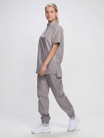 Костюм MEDLINE женский с БР (св.серый) женские медицинские