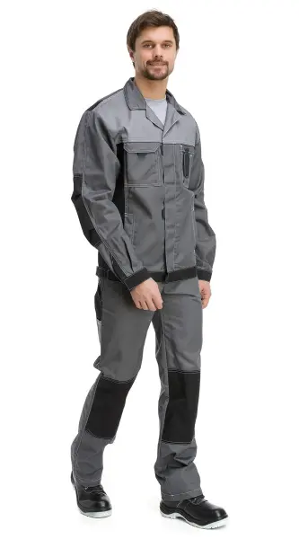 Костюм RONTA KS212 с ПК (т.серый/серый/черный) Костюм RONTA KS212 с ПК (т.серый/серый/черный)