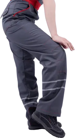 Полукомбинезон ХАЙ-ТЕК женский (серый/красный/черный)