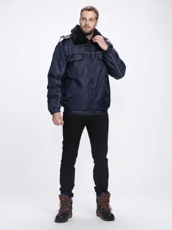 Куртка СТАРТ зимняя (т.синий)