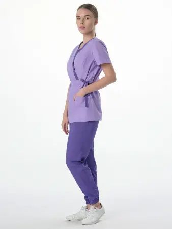 Костюм MEDLINE СИМПЛ-001 женский с БР (фиолетовый/сирень) женские медицинские