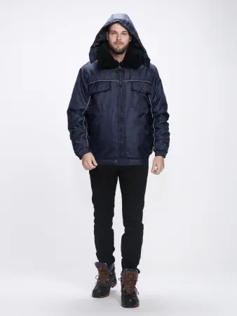 Куртка СТАРТ зимняя (т.синий)