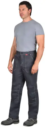 Брюки СИРИУС-ФАВОРИТ-ЛЮКС (т.серый/серый)