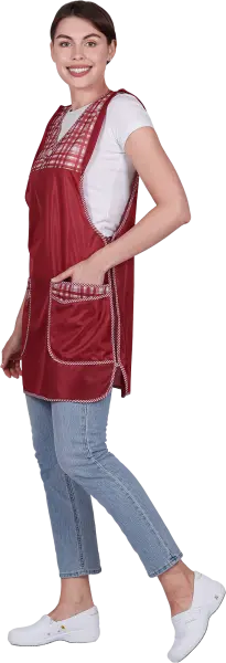 Фартук ХОЗЯЮШКА нейлоновый (бордовый)