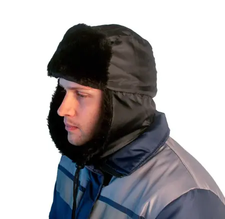 Шапка-ушанка АНТИФРОСТ (черный) Шапка-ушанка АНТИФРОСТ (черный)