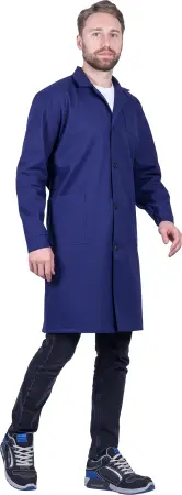 Халат ДИАГОНАЛЬ (синий)