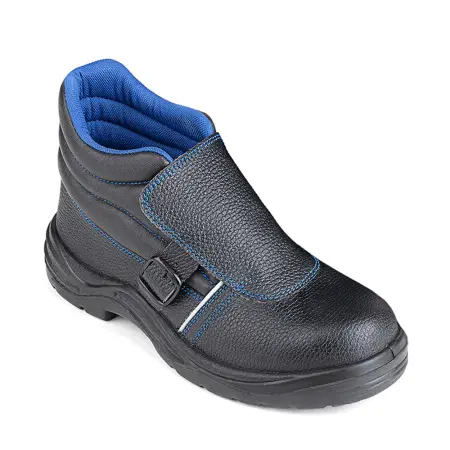 Ботинки сварщика ЛИДЕР 24КС ПУ-Нитрил с КП и ПП