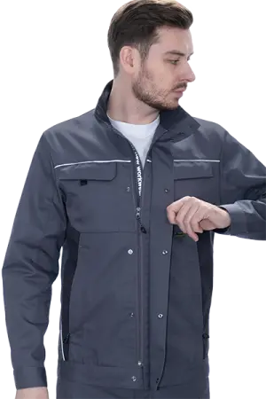 Куртка GT (серый/т.серый)