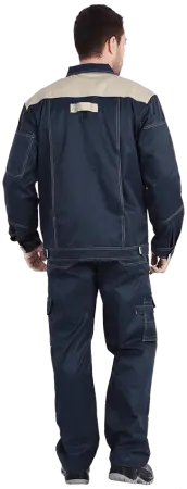 Костюм ДОКЕР с ПК (т.синий/бежевый)