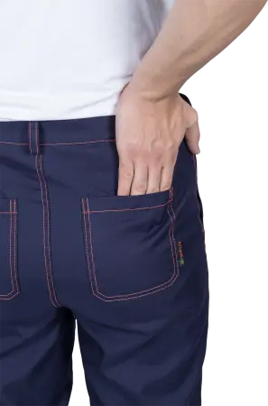 Костюм ХИМОС противокислотный (т.синий/оранжевый)