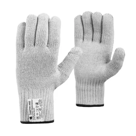 Перчатки ЛЮКС рабочие трикотажные 6-нитей 7.5 класс (белый)