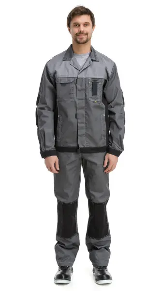 Костюм RONTA KS212 с ПК (т.серый/серый/черный) Костюм RONTA KS212 с ПК (т.серый/серый/черный)