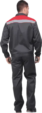 Костюм МАСТЕР ПРОФИ с ПК (серый/красный)