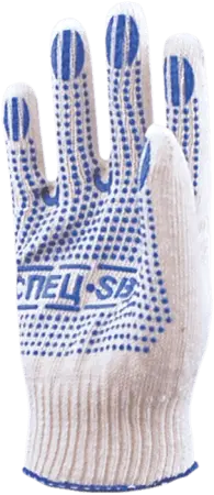 Перчатки х/б 10 с ПВХ СПЕЦ-SРB