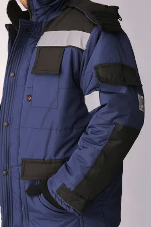 Костюм БЕРКУТ зимний с ПК (т.синий/черный)