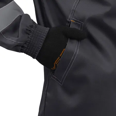 Костюм ДОН с БР (т.серый/св.серый/оранжевый)