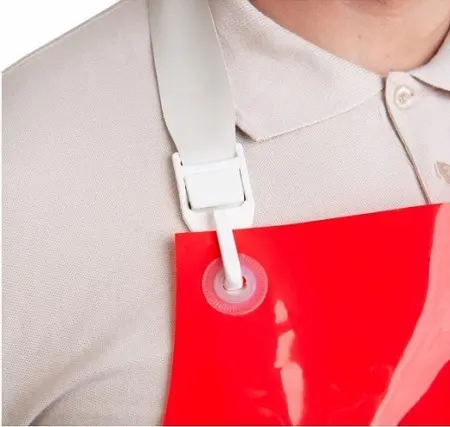 Фартук ЛАРИПОЛ ПУ уплотненный 90x130см (красный)