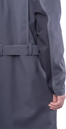 Халат ТУРБО SAFETY (серый/т.серый)