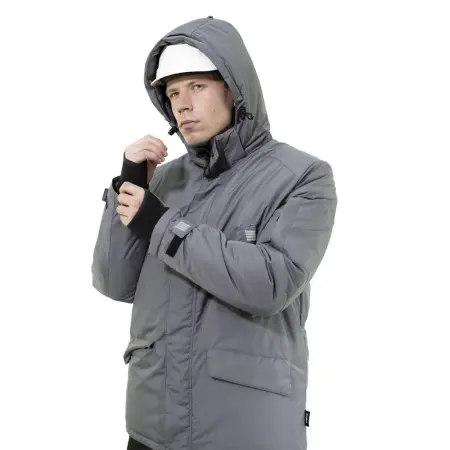 Парка Brodeks KW 204 зимняя (серый)