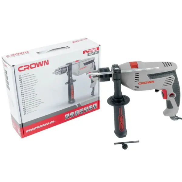 Дрель ударная CROWN CT10128 600Вт Дрель ударная CROWN CT10128 600Вт