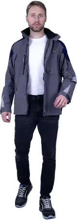 Куртка-штормовка РЕСПЕКТ (серый)