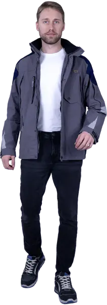 Куртка-штормовка РЕСПЕКТ (серый)