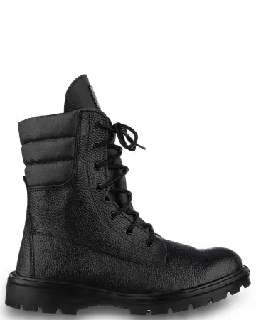 Ботинки АРСЕНАЛ ПУ нат.кожа иск.мех с ТП (черный)