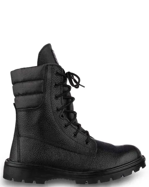 Ботинки АРСЕНАЛ ПУ нат.кожа иск.мех с ТП (черный)