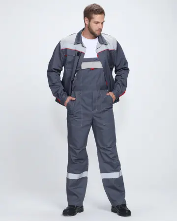 Костюм ФЛОФТ-2 ПРЕМИУМ СОП IMP с ПК (т.серый/серый/красный)