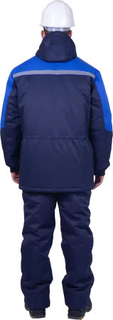 Куртка СПЕЦ зимняя (т.синий/васильковый)