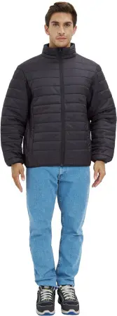 Куртка ДЕМИ стеганая зимняя (черный) Куртка ДЕМИ стеганая зимняя (черный)