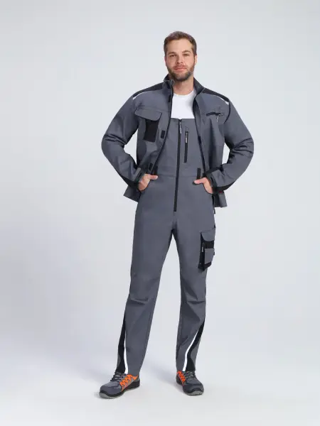 Полукомбинезон PROFLINE LEADER (серый/черный)