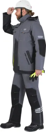 Куртка ЭДВАНС зимняя (серый/т.серый/лимон) Куртка ЭДВАНС зимняя (серый/т.серый/лимон)