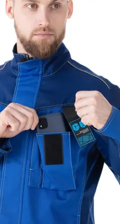 Костюм ИНДЕВОР с БР (васильковый/т.синий)