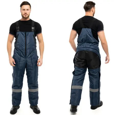 Костюм ПАМИР(ЭЛЬБРУС) зимний с СОП с ПК (т.синий/черный)