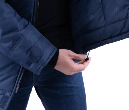 Куртка ШАТЛ зимняя (т.синий/серый)