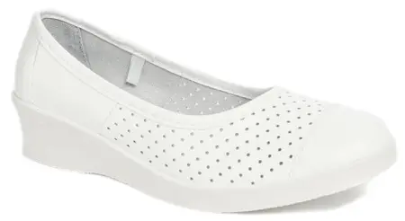 Туфли АЛМИ ЭМАНУЭЛА 6812-00101 ПВХ женские нат.кожа (белый)