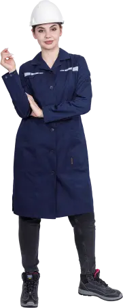 Халат ОПЕРАТОР женский (т.синий)