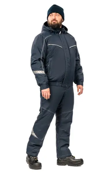 Брюки АДЛЕР зимние (т.синий)