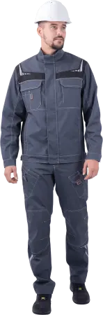 Куртка ПЕРФЕКТ (серый/черный)