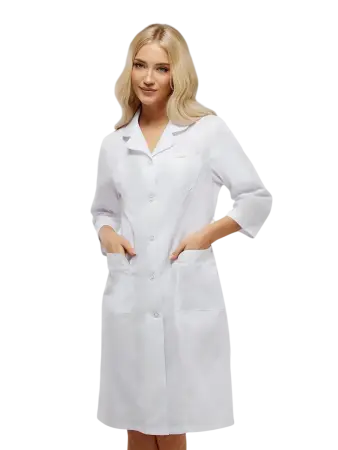 Халат ГРАЦИЯ женский медицинский (белый) женские медицинские