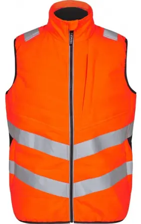 Жилет ENGEL SAFETY 5159-158 зимний (сигнальный оранжевый/серый)