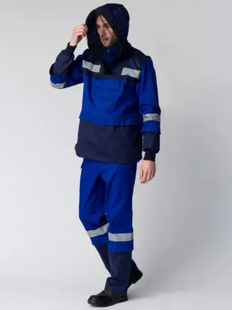 Костюм ИМПУЛЬС с БР противоэнцефалитный антигнус (т.синий/васильковый)