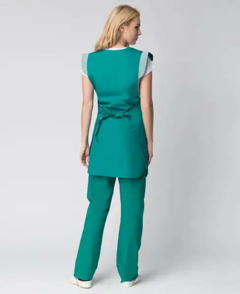 Фартук-сарафан НАДЕЖДА женский (зеленый)