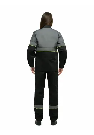 Костюм ЮЖНАЯ ШИРОТА женский с БР (черный/серый)